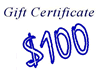 Dollar Value Gift Certificates